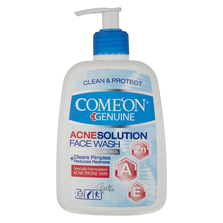 ژل شستوشوی صورت کامان مدل Acne Solution حجم 500 میلیلیتر