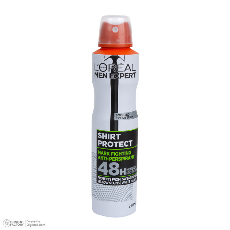 اسپری ضدتعریق مردانه لورآل مدل Protection حجم 250 میلیلیتر